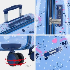 Maletas Mediana Smile Rigida Con Capacidad De 64 L -Bolsa De Moda azul sku 16437970 11590325 xxl