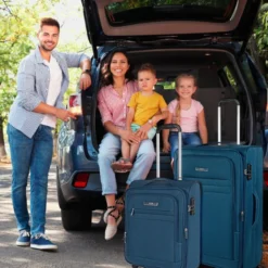 Juego De Maletas 50/70Cm Jaslen Brighton -Bolsa De Moda azul sku 16493131 06460636 xxl