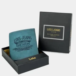 Cartera De Hombre Lois Keel Color En Piel Con Rfid -Bolsa De Moda azul sku 16659975 05440164 xxl