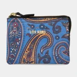 Monedero-Tarjetero-Llavero De Piel Lois Mirage -Bolsa De Moda azul sku 16679410 19100159 xxl