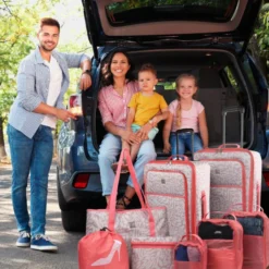 Juego De Equipaje 8Pz Modelo Solite Itaca Solite -Bolsa De Moda beige coral sku 16493268 50280115 xxl