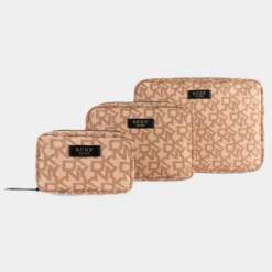 Dkny-922 Pack 3 Bolsas Organizadora -Bolsa De Moda beige exploded logo sku 16663860 38410966 xxl