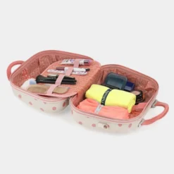 Neceser De Viaje Polka Dots Con Capacidad L -Bolsa De Moda beige sku 16041798 35180283 xxl