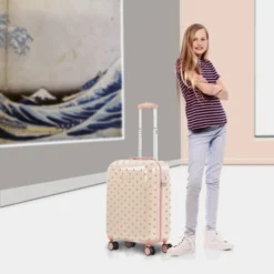 Maleta 60Cm Skpat Polka Dots -Bolsa De Moda beige sku 16041803 12570780 xxl