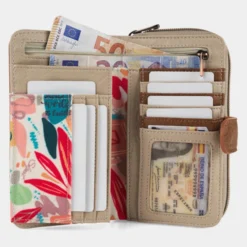 Cartera De Mujer Skpat Arezzo En Poliéster-Lino-Polipiel -Bolsa De Moda beige sku 16654566 35450310 xxl