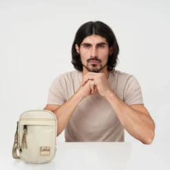 Bandolera De Mujer/Hombre Lois Howson En Poliéster -Bolsa De Moda beige sku 16659980 38560268 xxl