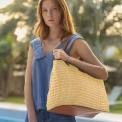 Bolso Shopper Lois Charlotte -Bolsa De Moda beige sku 16661654 16090769 xxl