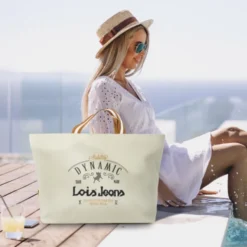 Playera De Mujer/Hombre Lois Dynamic En Lona -Bolsa De Moda beige sku 16663428 44550428 xxl