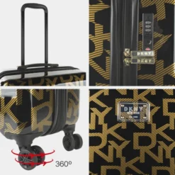 Dkny-62D Maleta 60Cm Deco Signature 12 Dkny-62D Maleta 60Cm Deco Signature -Bolsa De Moda black gold sku 16663504 30410831 xxl