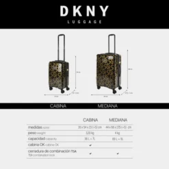 Dkny-62D Maleta 60Cm Deco Signature 14 Dkny-62D Maleta 60Cm Deco Signature -Bolsa De Moda black gold sku 16663504 30440181 xxl