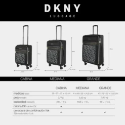 Dkny-624 Trolley Cabina After Hours Dkny Dkny-624 After Hours -Bolsa De Moda black logo print sku 16663479 26150238 xxl