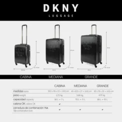 Dkny-904 Maleta 60Cm New Yorker -Bolsa De Moda black metallic sku 16663528 35070046 xxl