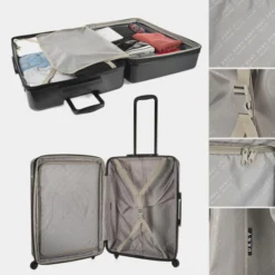 Dkny-904 Maleta 70Cm New Yorker -Bolsa De Moda black metallic sku 16663532 02480313 xxl