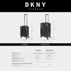 Dkny-413 Maleta Cabina City Block Dkny Dkny-413 City Block -Bolsa De Moda black sku 16663463 56510309 xxl