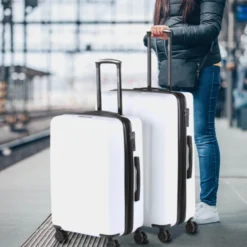 Maletas Mediana Lisboa Rigida Con Capacidad De 97 L -Bolsa De Moda blanco milk sku 16161785 39390560 xxl