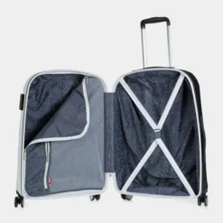 Maleta Mediana Bucarest Rígida Con Capacidad De 60 L -Bolsa De Moda blanco negro sku 16042681 12570846 xxl