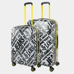 Lois Maletas Mediana Kenner Rigida Con Capacidad De 88 L -Bolsa De Moda blanco negro sku 16654430 21380674 xxl