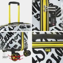 Lois Juego De 2 Maletas (Cabina Y Grande) Kenner Rigida -Bolsa De Moda blanco negro sku 16654433 23250426 xxl