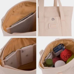 Bolso Tote De Mujer/Hombre Skechers Skechers Ss21 En Lona Algodón Waterproof -Bolsa De Moda blanco palido sku 16065195 06220028 xxl