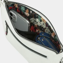 Bolso Bandolera De Mujer/Hombre Cimarron Rethel En Polipiel -Bolsa De Moda blanco sku 16042357 50430545 xxl