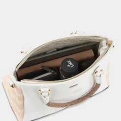 Bolso Con Bandolera De Mujer/Hombre Skpat Basilea En Polipiel-Polipropileno -Bolsa De Moda blanco sku 16064841 44210751 xxl