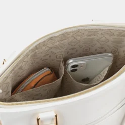 Bolso Con Bandolera De Mujer/Hombre Skpat Basilea En Polipiel-Polipropileno -Bolsa De Moda blanco sku 16064841 44270169 xxl