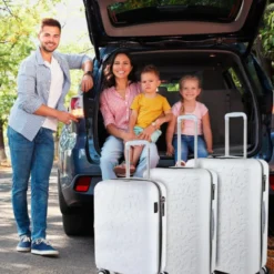 Lois Juego De Maletas (Cabina, Mediana Y Grande) Estocolmo Rígidas De Abs Con Capacidad De 170L -Bolsa De Moda blanco sku 16428099 59130566 xxl