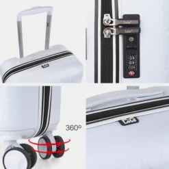 Juego Maletas De Viaje Rígidas Lois Modelo Zión Color Capacidad Del Conjunto 110 L. -Bolsa De Moda blanco sku 16428112 06410375 xxl