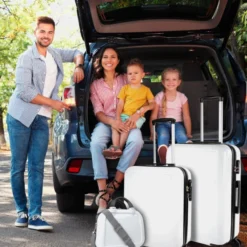 Maletas Mediana Stickers Rigida/Blanda Con Capacidad De L -Bolsa De Moda blanco sku 16493236 27480945 xxl