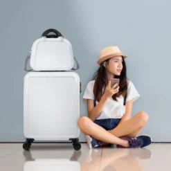 Maletas De Cabina Stickers Rigida/Blanda Con Capacidad De 40 L -Bolsa De Moda blanco sku 16624773 33250328 xxl