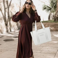 Bolso De Hombro Porta Tablet Cimarron Jenison -Bolsa De Moda blanco sku 16654630 21460426 xxl