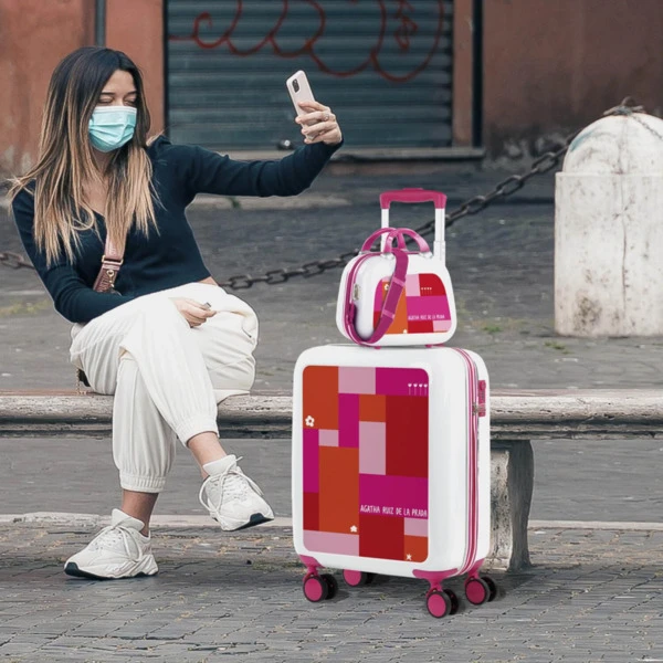 Maleta Cabina Y Neceser Agatha Ruiz De La Prada Happiness 1 Maleta Cabina Y Neceser Agatha Ruiz De La Prada Happiness