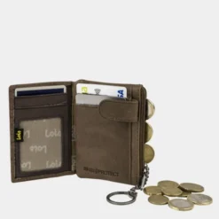 Monedero Pequeño De Hombre Lois Knight Color En Piel Con Rfid -Bolsa De Moda camel sku 16041955 18010274 xxl