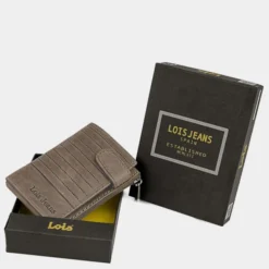 Monedero Pequeño De Hombre Lois Knight Color En Piel Con Rfid -Bolsa De Moda camel sku 16041955 18020518 xxl