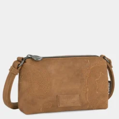 Bolso Bandolera De Mujer/Hombre Lois Redwood En Polipiel