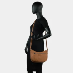 Bolso Bandolera Para Mujer Tipo Góndola Lois Redwood Color -Bolsa De Moda camel sku 16437977 15480031 xxl