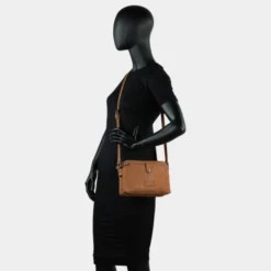 Bolso Bandolera De Mujer/Hombre Lois Redwood En Polipiel -Bolsa De Moda camel sku 16437981 41090166 xxl