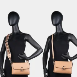 Bolso Bandolera Cimarron Albany -Bolsa De Moda camel sku 16498221 15040645 xxl