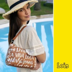 Bolso Bandolera Lois Words -Bolsa De Moda camel sku 16654535 30550254 xxl