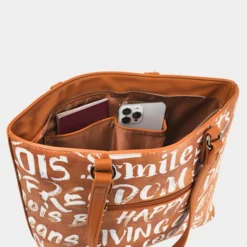 Bolso Shopper Lois Words -Bolsa De Moda camel sku 16654537 32200275 xxl