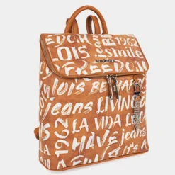 Mochila Lois Words -Bolsa De Moda camel sku 16654539 33390033 xxl