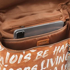 Mochila Lois Words -Bolsa De Moda camel sku 16654539 33420871 xxl