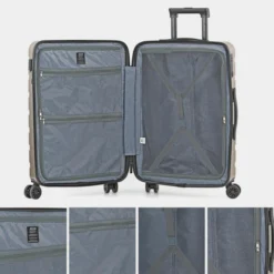Juego De 2/3 Maletas (Cabina, Mediana Y Grande) Viena Rigida Con Capacidad De 84,5 L 28 Juego De 2/3 Maletas (Cabina, Mediana Y Grande) Viena Rigida Con Capacidad De 84,5 L -Bolsa De Moda champagne sku 16161690 16250899 xxl