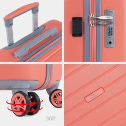 Juego De Maletas (Cabina Y Mediana) Monaco Con Capacidad De 67L Con Tsa Y Usb 29 Juego De Maletas (Cabina Y Mediana) Monaco Con Capacidad De 67L Con Tsa Y Usb -Bolsa De Moda coral sku 16041923 28060933 xxl