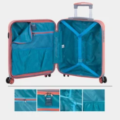 Juego De Maletas (Mediana Y Grande) Monaco En Abs Extensibles Con Capacidad De 162 L Con Tsa Y Usb -Bolsa De Moda coral sku 16437976 32290414 xxl