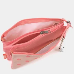Portatodo Triple Skpat Polka Dots -Bolsa De Moda coral sku 16493152 08130468 xxl