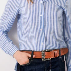 Cinturon Piel Genuina 40Mm Lois Cinturones -Bolsa De Moda cuero 110 sku 16648221 28040993 xxl