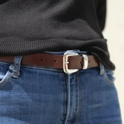 Cinturon Piel Genuina 25 Mm Jaslen Cinturones Jaslen -Bolsa De Moda cuero 90 sku 16042592 28150745 xxl