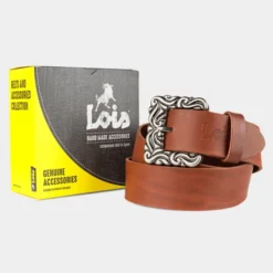 Cinturon Piel Genuina 40Mm Lois Cinturones -Bolsa De Moda cuero 90 sku 16648219 27570448 xxl