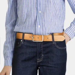 Cinturon Reversible 35Mm Piel Genui Jaslen Cinturones Jaslen -Bolsa De Moda cuero negro 100 sku 16346491 31420411 xxl